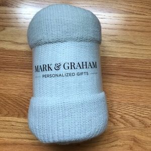 Mark & graham grey throw